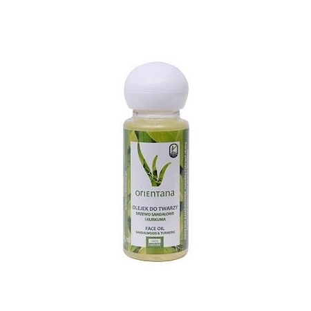 ORIENTANA Olejek do twarzy DRZEWO SANDAŁOWE i KURKUMA 55ml